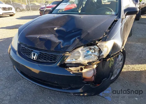 2005 Honda Civic Lx z USA, uszkodzony, nr VIN 1HGEM22525L009191